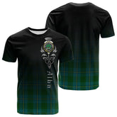 Irving Of Bonshaw Tartan Crest T-shirt - Alba Celtic Style